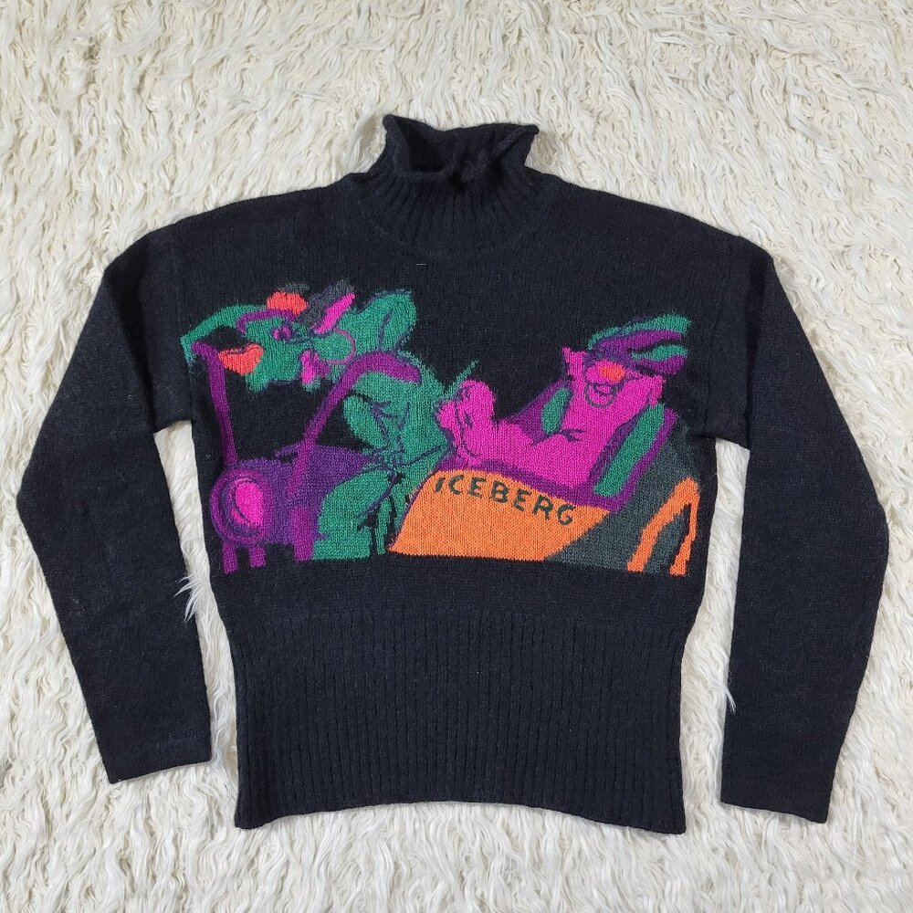 Vintage 80's Iceberg Disney wool and mohair sweater
